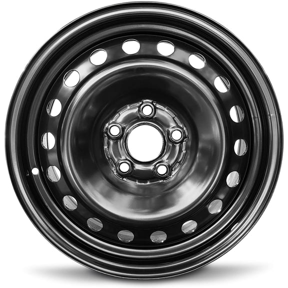 Wheel For 2011-2017 Honda Odyssey 17 inch 5 Lug Black Steel Rim Fits R17 Tire