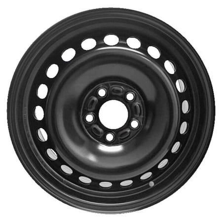 Wheel For 2012-2014 Ford Focus 16 inch 5 Lug Black Steel Rim Fits R16 Tire - Full-Size