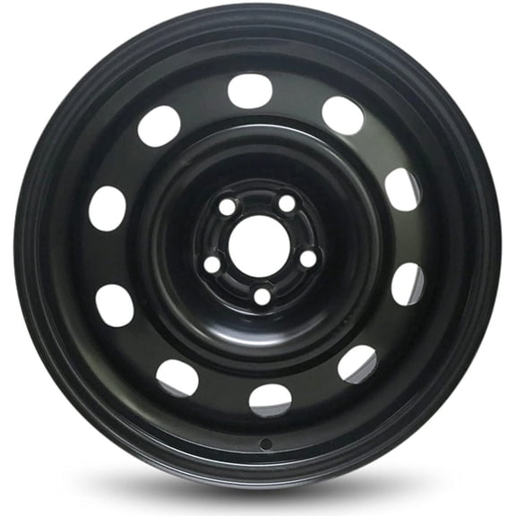 Wheel For 2013-2019 Ford Escape 2013-2018 Ford Focus 17 inch 5 Lug Black Steel Rim Fits R17 Tire