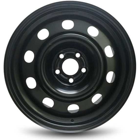 Wheel For 2013-2019 Ford Escape 2013-2018 Ford Focus 17 inch 5 Lug Black Steel Rim Fits R17 Tire