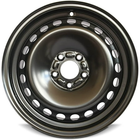 Wheel For 2013-2020 Ford Fusion 16 inch 5 Lug Black Steel Rim Fits R16 Tire