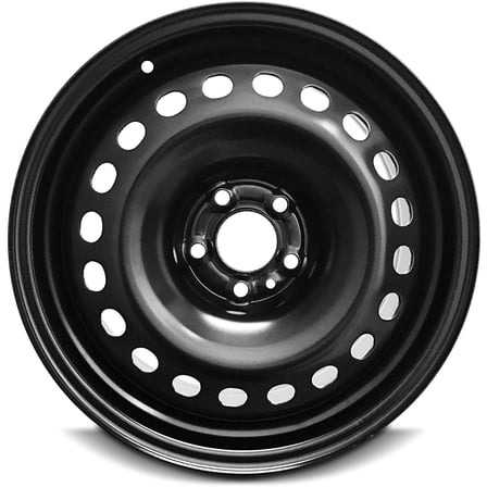 Wheel For 2015-2017 Chrysler 200 17 inch 5 Lug Black Steel Rim Fits R17 Tire