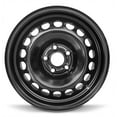 thumbnail image 1 of Wheel For 2016-2019 Chevrolet Cruze 15 inch 5 Lug Black Steel Rim Fits R15 Tire, 1 of 6
