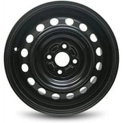 Wheel For 2018-2022 Hyundai Accent Kia Rio 15 inch 4 Lug Black Steel Rim Fits R15 Tire