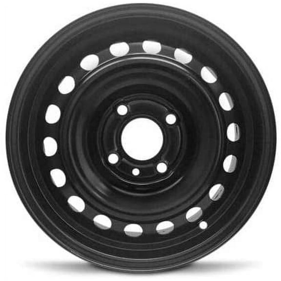 Wheel For Nissan Versa 2007-2012 15 inch 4 Lug Black Steel Rim Fits R15 Tire