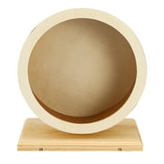 NUOLUX Wheel Hamster Exercise Wooden Running Smalltoys Animals Jogging Interactive Roller Pet Silent