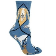 Wheel House Designs Socks - Goats on Blue - 9-11