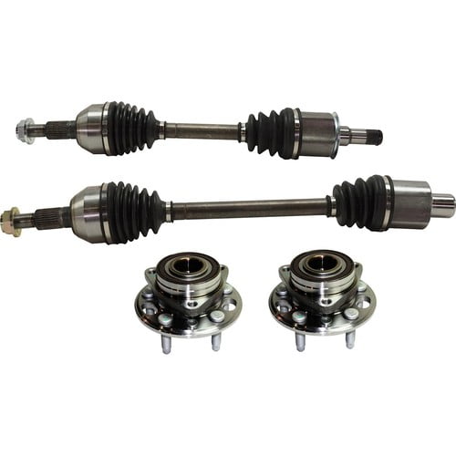 Wheel Hub 6 Pc Kit For 2008-2014 Cadillac CTS Front Left and Right Side AWD