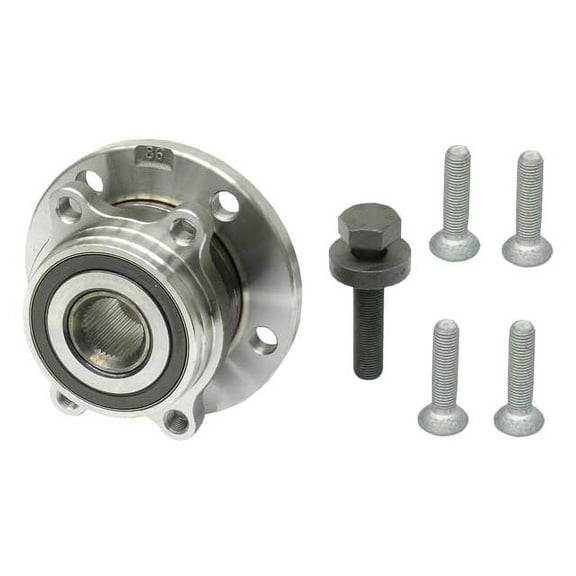 Wheel Hub Assembly - Compatible with 2006 - 2014 Volkswagen GTI 2007 2008 2009 2010 2011 2012 2013