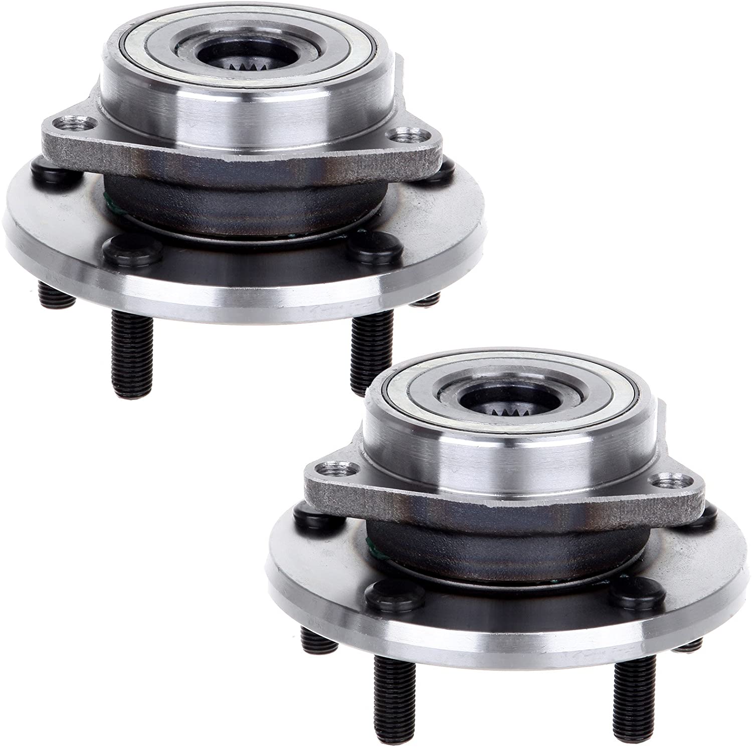 Wheel Hub Assembly SCITOO Bearing and Wheel Hub Set Fits 1995-2005 ...