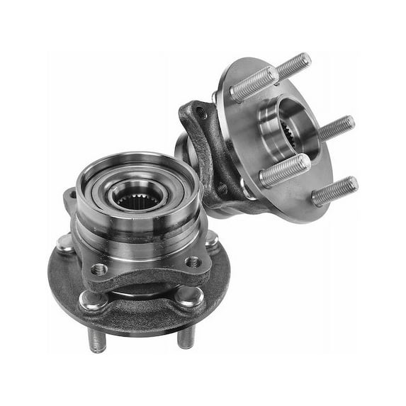 Wheel Hub Assembly Set 2 - Compatible with 2004 - 2009 Toyota Prius 1.5L 4-Cylinder - Autopart Premium