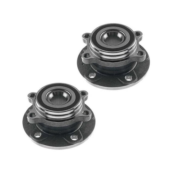 Wheel Hub Assembly Set 2 - Compatible with 2006 - 2008, 2012 - 2019 Volkswagen Passat 2007 2013 2014 2015 2016 2017 2018