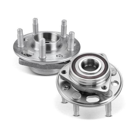 Wheel Hub Assembly Set 2 - Compatible with 2016 Chevy Malibu Limited 2.5L 4-Cylinder