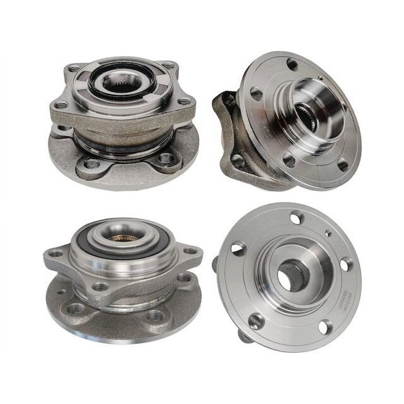 Wheel Hub Assembly Set - Compatible with 2004 - 2006 Volvo S80 2.5T AWD AWD 2005