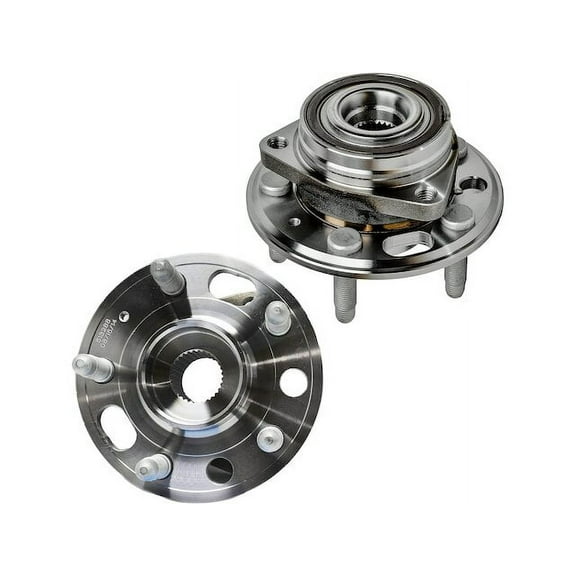 Wheel Hub Assembly Set - Compatible with 2016 Chevy Malibu Limited