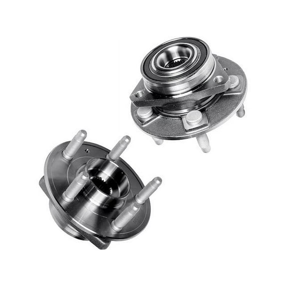 Wheel Hub Assembly Set - Compatible with 2018 - 2019 Cadillac XTS Sedan