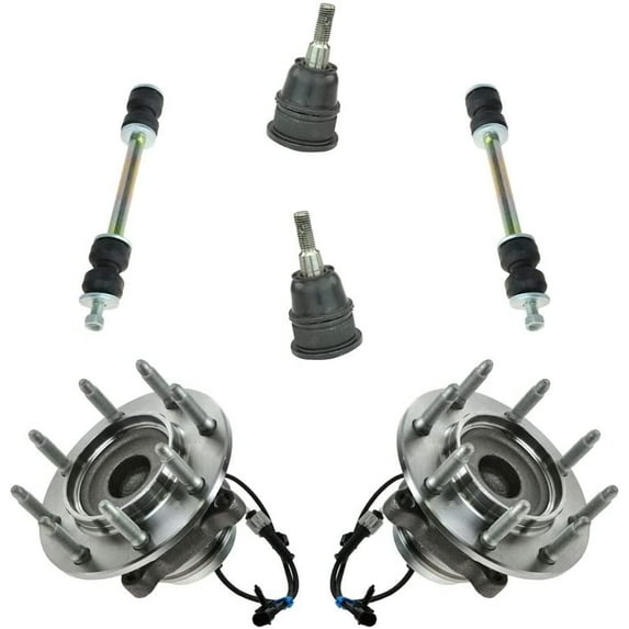 Wheel Hub Bearing Ball Joint Sway Bar Link Kit for 03-13 Express Savana Fits select: 2003-2017 CHEVROLET EXPRESS G2500, 2004-2017 CHEVROLET EXPRESS G3500