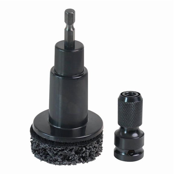 Wheel Hub Cleaning Tool with Dual-Purpose Connector for Corrosion Removal and Brake Hub Care