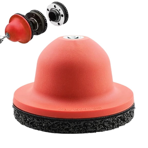 Wheel Hub Rust Remover Tool, 150mm Silicon Carbide Grinding Disc & Cleaning Brush for Hub Polishing
