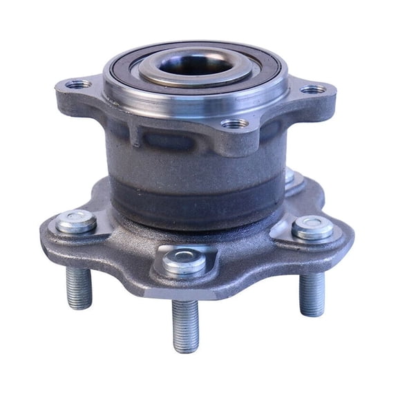 Wheel Hub and Bearing Assembly - Rear Left or Right Side - Polished Finish - Interchange Part Number M17046YF 512388
