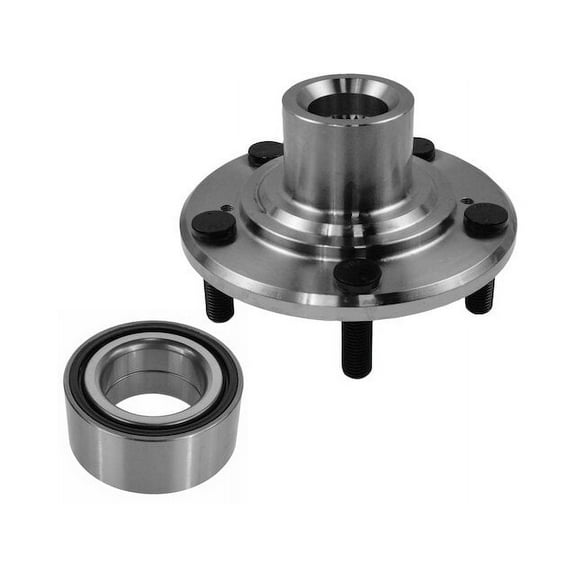 Wheel Hub and Bearing Kit 2 Piece - Compatible with 2009 - 2014 Acura TSX 2010 2011 2012 2013