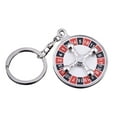 thumbnail image 1 of Wheel Keychain Alloy Keychain Round Roulette Keyring Unique Interactive Key Holder Jewelry Gift, 1 of 8