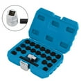 thumbnail image 1 of Wheel Locking Key Set Anti-theft Wheel Rim Lug Nut Master Removal Tool Kit 22Pcs, 1 of 6