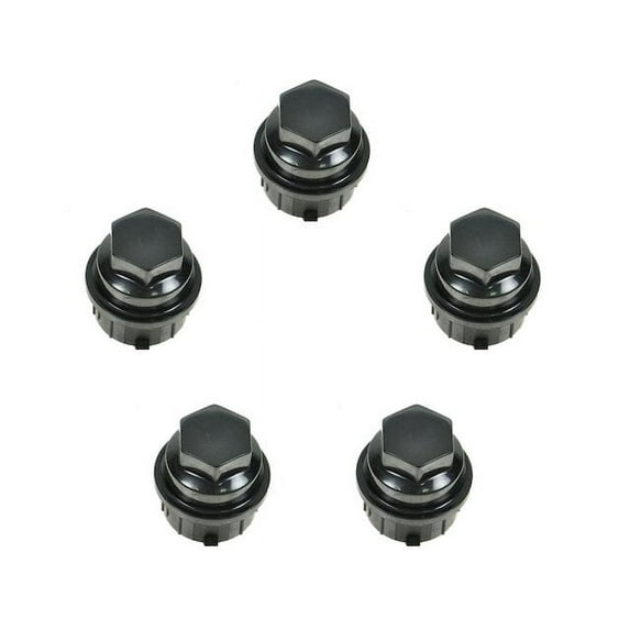 Wheel Lug Nut Cap 5 Piece Set - Compatible with 2002 - 2005 Chevy Venture 2003 2004