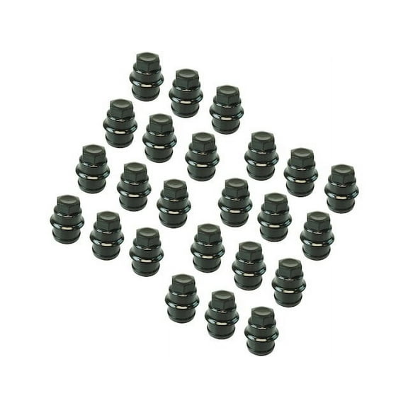 Wheel Lug Nut Cap Set 24 Piece Set - Compatible with 2001 - 2003, 2005 - 2006 Chevy Silverado 1500 HD 2002