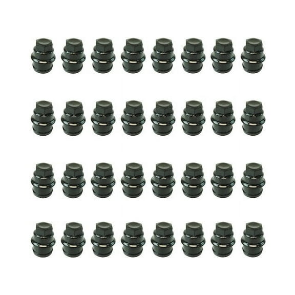 Wheel Lug Nut Cap Set 32 Piece Set - Compatible with 2003 - 2018 Chevy Express 2500 2004 2005 2006 2007 2008 2009 2010 2011 2012 2013 2014 2015 2016 2017