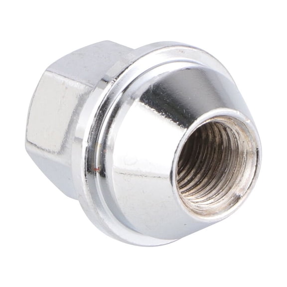 CIMAXIC 1Pc Plated Silver Car Wheel Hub Nut High Strength Metal Wheel Lug Nut Compatible with Ford