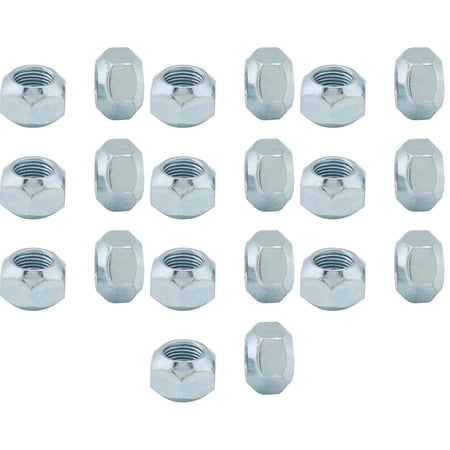 Wheel Lug Nuts, Steel, 5/8 Inch RH Fine, Double Taper, 20 Pack