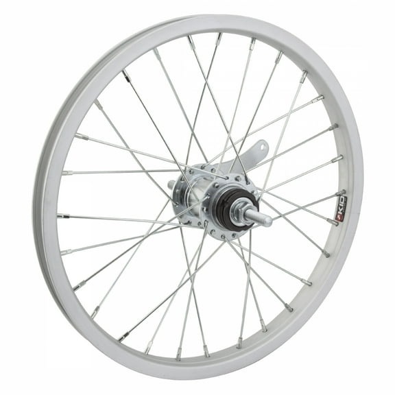 Wheel Master 16in Juvenile Rear Wheel B/O 3/8inx110mm 28H Coaster Brake Silver