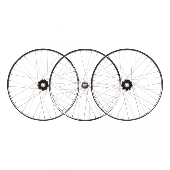 Wheel Master 24in Trike W/M Steel 1.75 SET B/O 3/8x100-65mm Rim Brake Silver