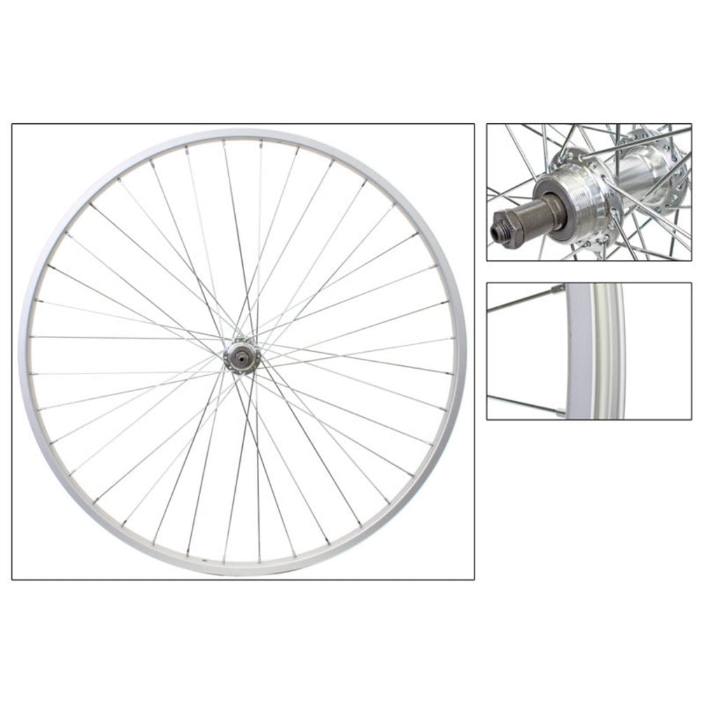 Wheel Master 27in Alloy Rear QRx126mm FW Single Wall Rim Brake Clincher ...