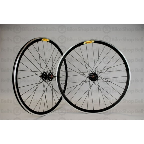 Wheel Master 700C Alloy Fixed Gear/Freewheel Double Wall 700C SET Velocity Deep-V RIM