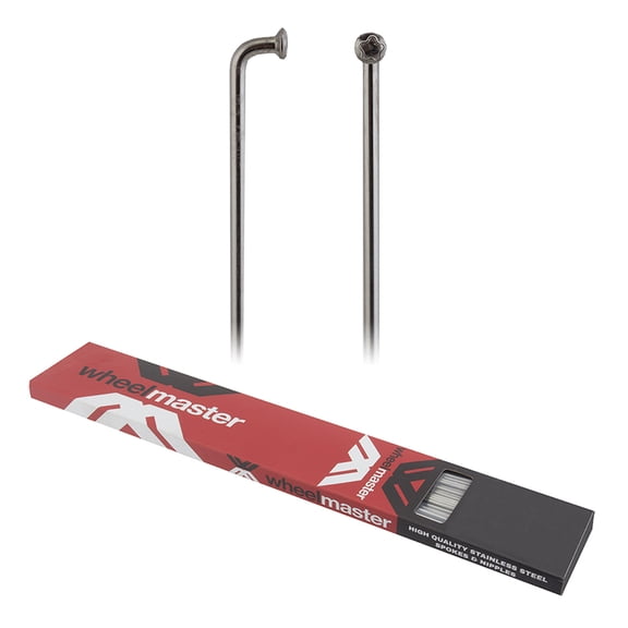 Wheel Master Stainless Steel Spokes J-Bend 2.0 (14G) 282mm Silver