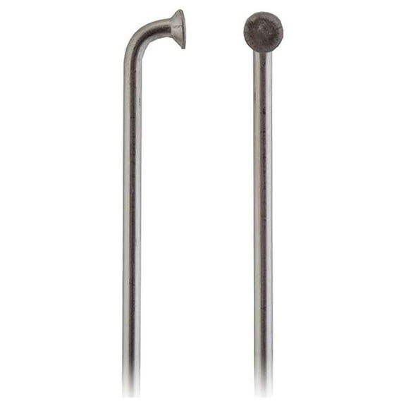 CN Spokes J-Bend 12g 282mm Silver Sold Individually