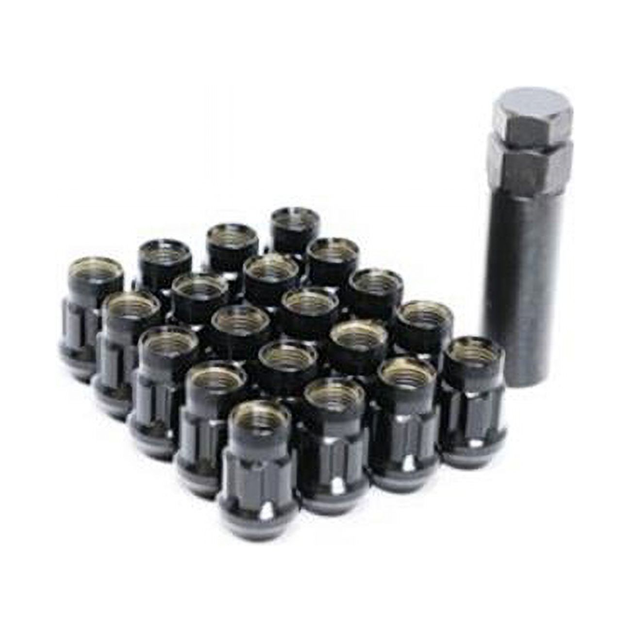 Wheel Mate 14 x 1.50 Monster 35 Short Lug Nut, Black Set of 20