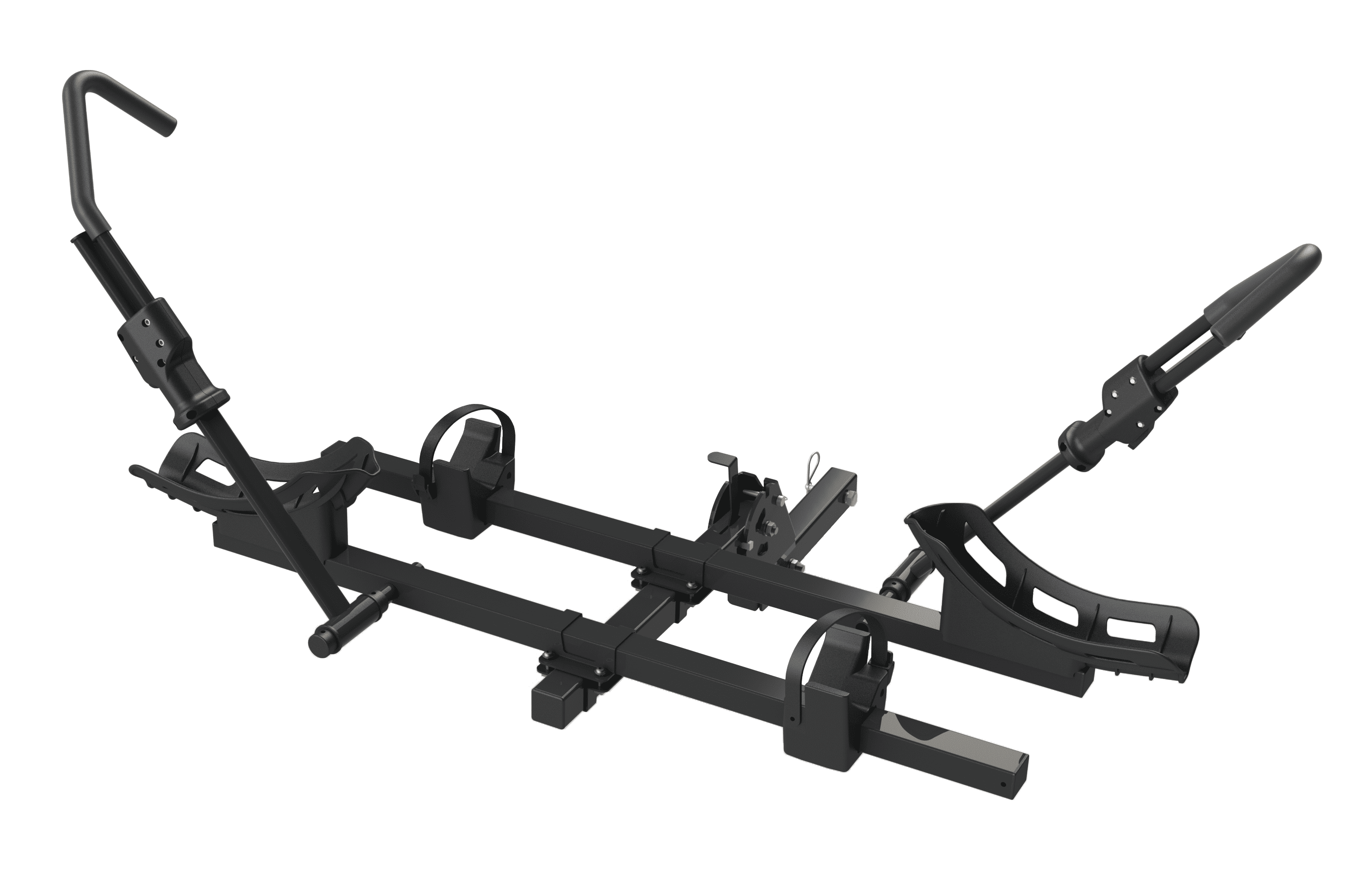 Ozark Trail Wheel Mount Carrier, Hitch Bike Racks with 132lbs Load Capacity, 2'' Hitch Receiver