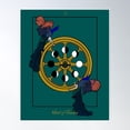 thumbnail image 1 of Wheel Of Fortune 2: Teal Trials Poster Wall Art, Modern Wall Decor For Living Room Bedroom, 12x18 UNFRAMED, 1 of 3