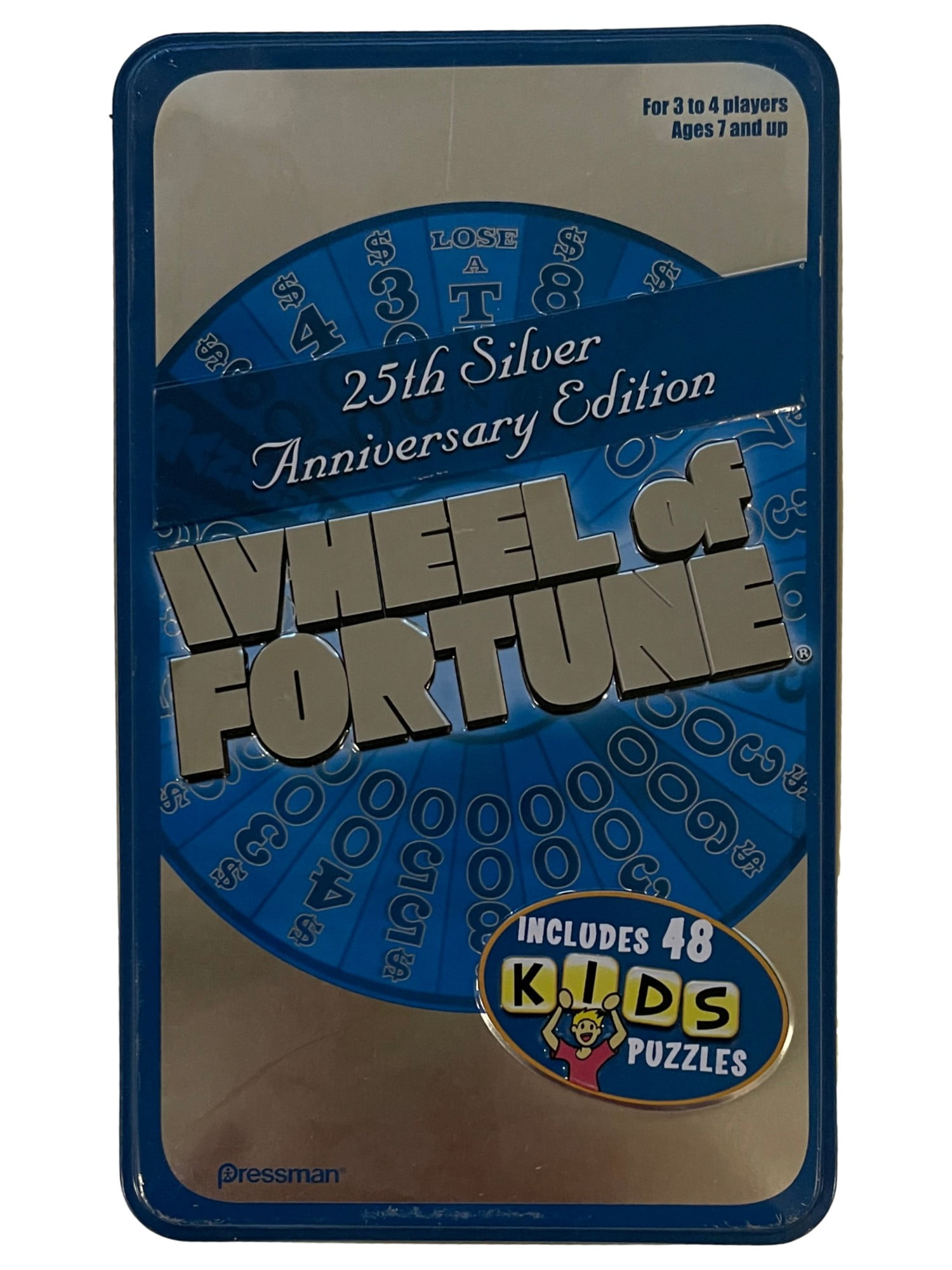 Wheel of Fortune　英語 Wheel Of Fortune 25th Anniversary Game in Metal Box - Walmart.com