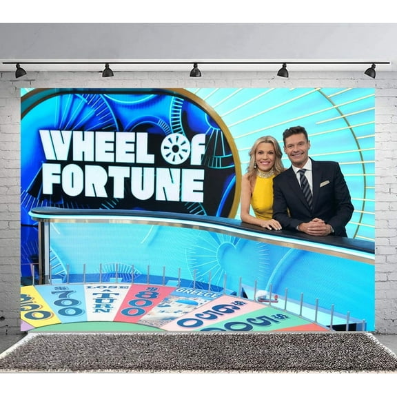Wheel Of Fortune Backdrop Banner Party Supplies Poster Movie Theme Background for Photography Birthday Decorations