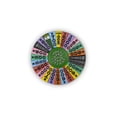 thumbnail image 1 of Wheel Of Fortune Game Show Spin Wheel Enamel Backpack Pin | Measures 3 Inches, 1 of 5