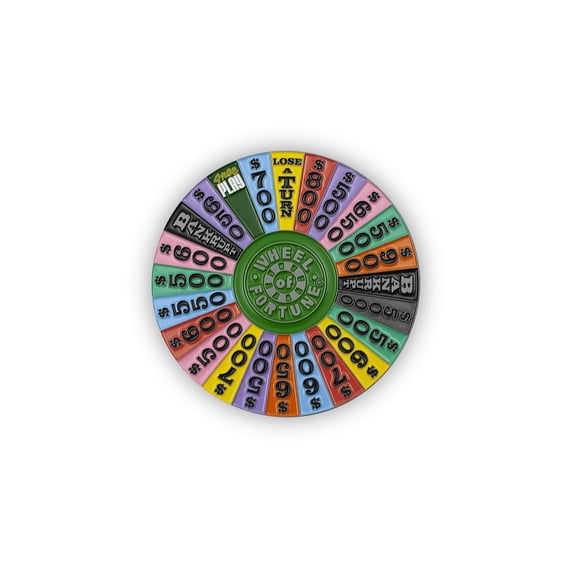 Wheel Of Fortune Game Show Spin Wheel Enamel Backpack Pin | Measures 3 Inches
