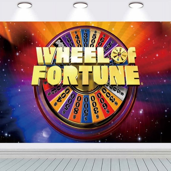 Wheel Of Fortune Party Supplies Background Backdrop Taspestry Banner Poster Decor Decorations