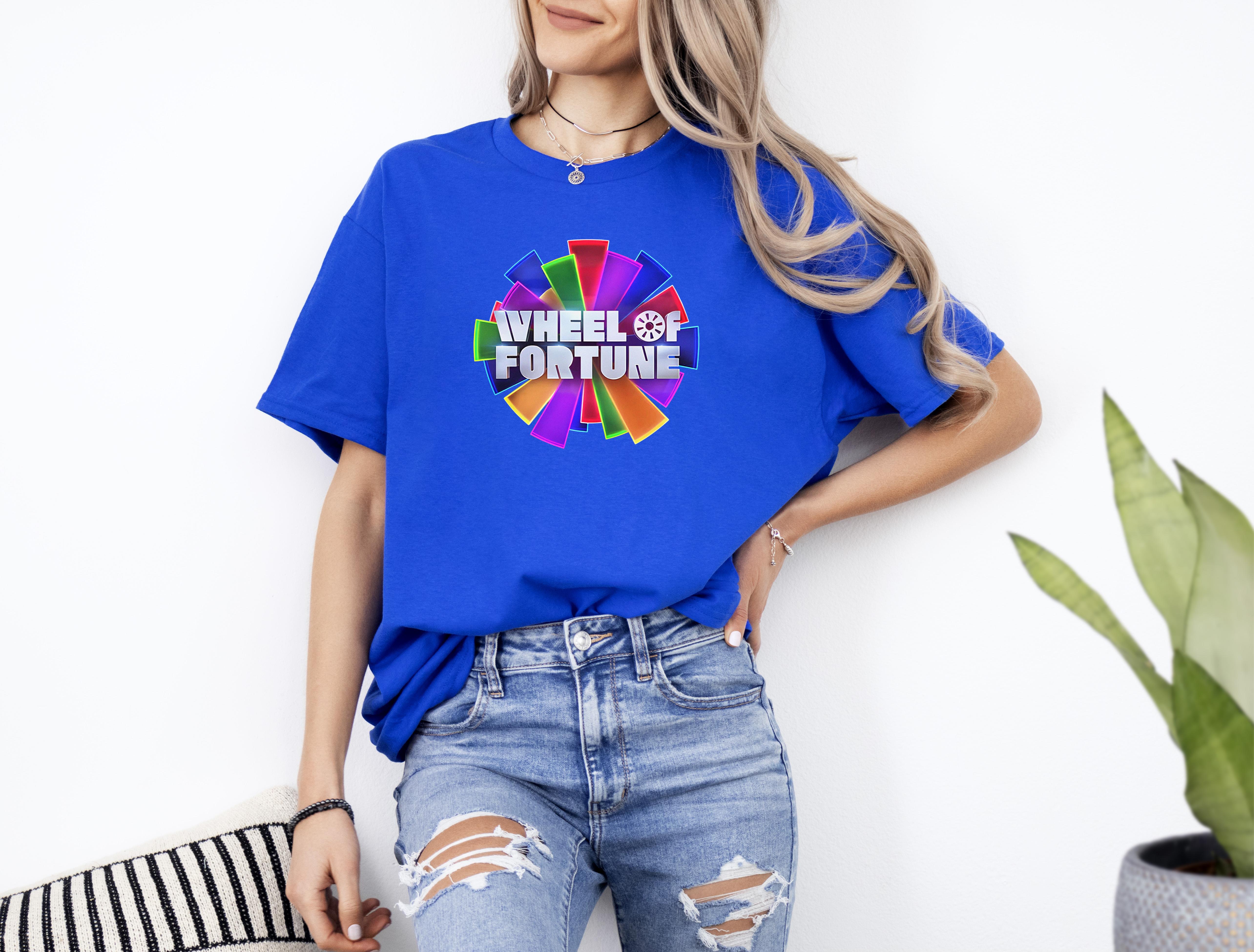 Wheel Of Fortune Shirt Wheel Of Fortune Color Logo Shirt Up To 4XL