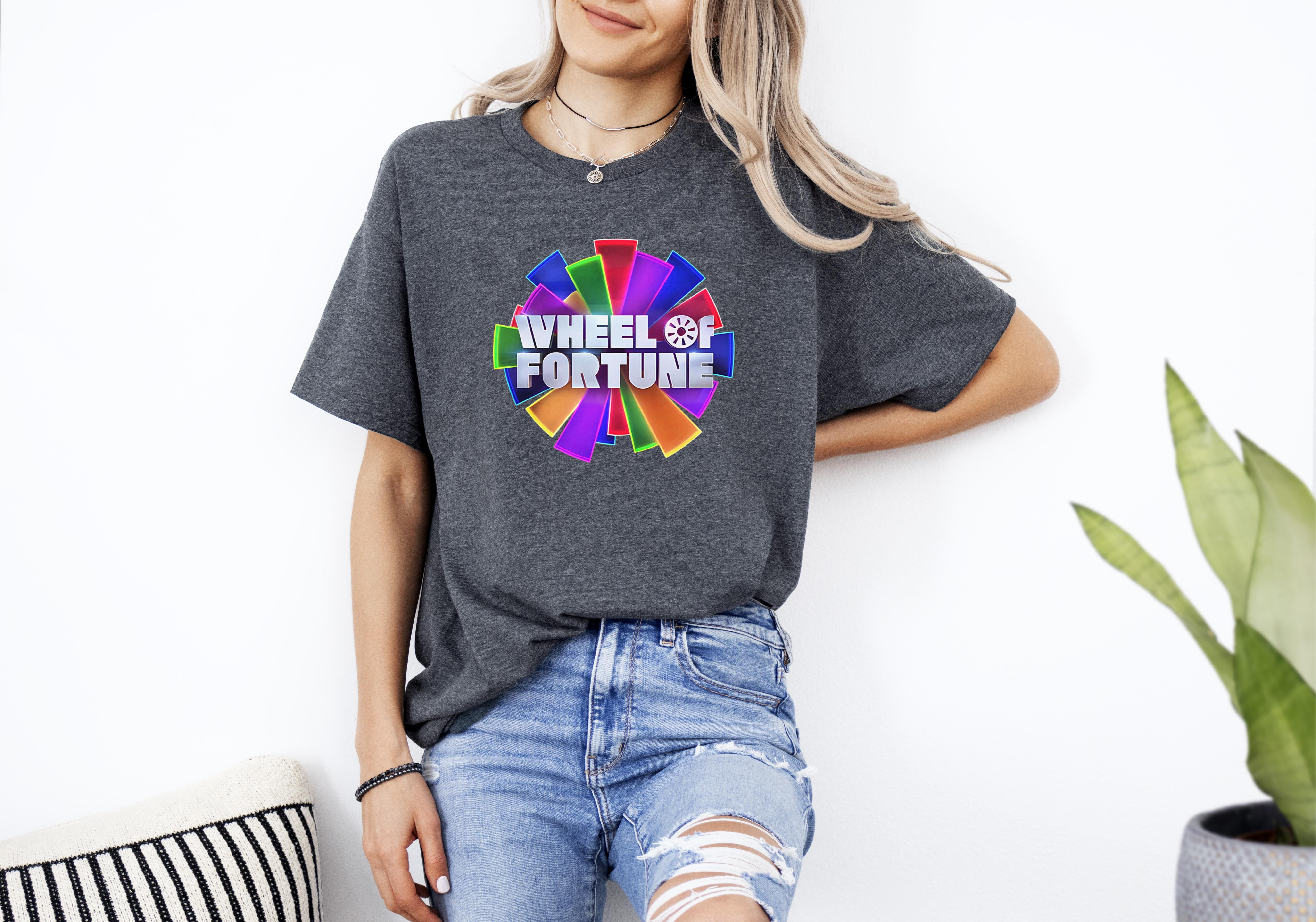 Wheel Of Fortune Shirt Wheel Of Fortune Color Logo Shirt Up To 4XL