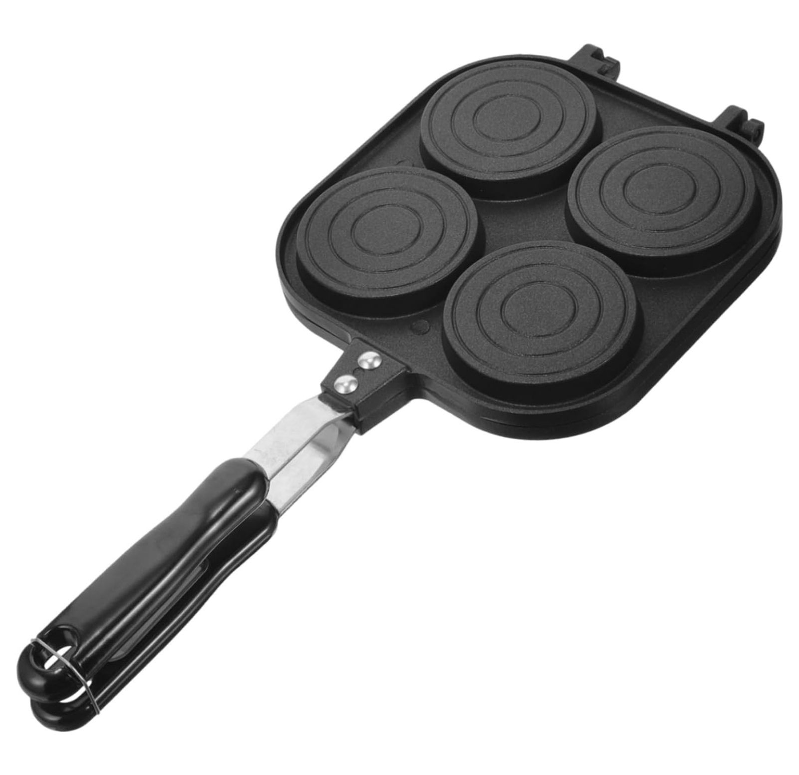 Wheel Pie Pan Mini Frying Pan Double Sided Grill Pan Double Sided