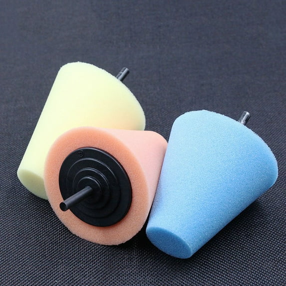 Wheel Polish Polishing Power Cone Foam for Car Wheels Buffer Accessories Tools